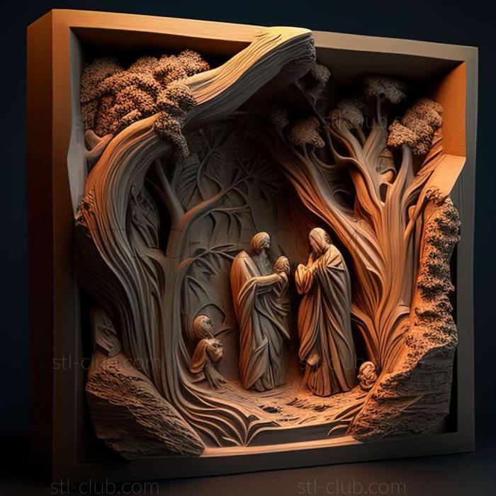 3D model diorama (STL)